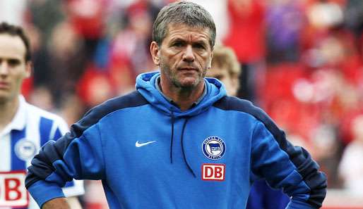 Friedhelm Funkel beerbete bei der Hertha in der Hinrunde Lucien Favre