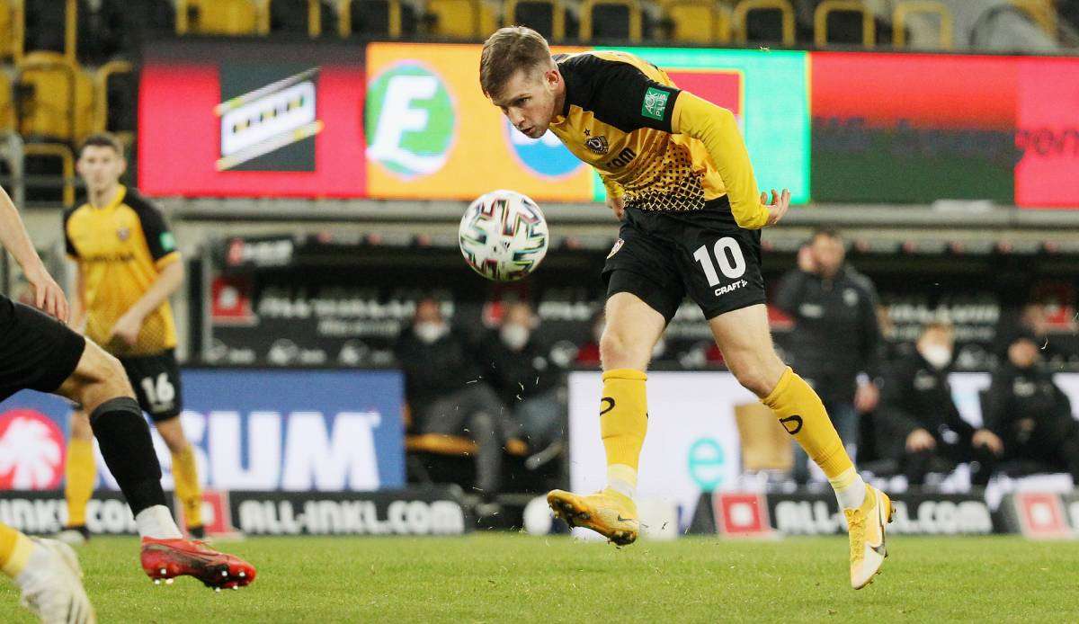 Patrick Weihrauch steht mit Dynamo Dresden an der Tabellenspitze.