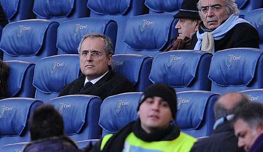 Claudio Lotito übt seit 2004 das Präsidentenamt bei Lazio Rom aus