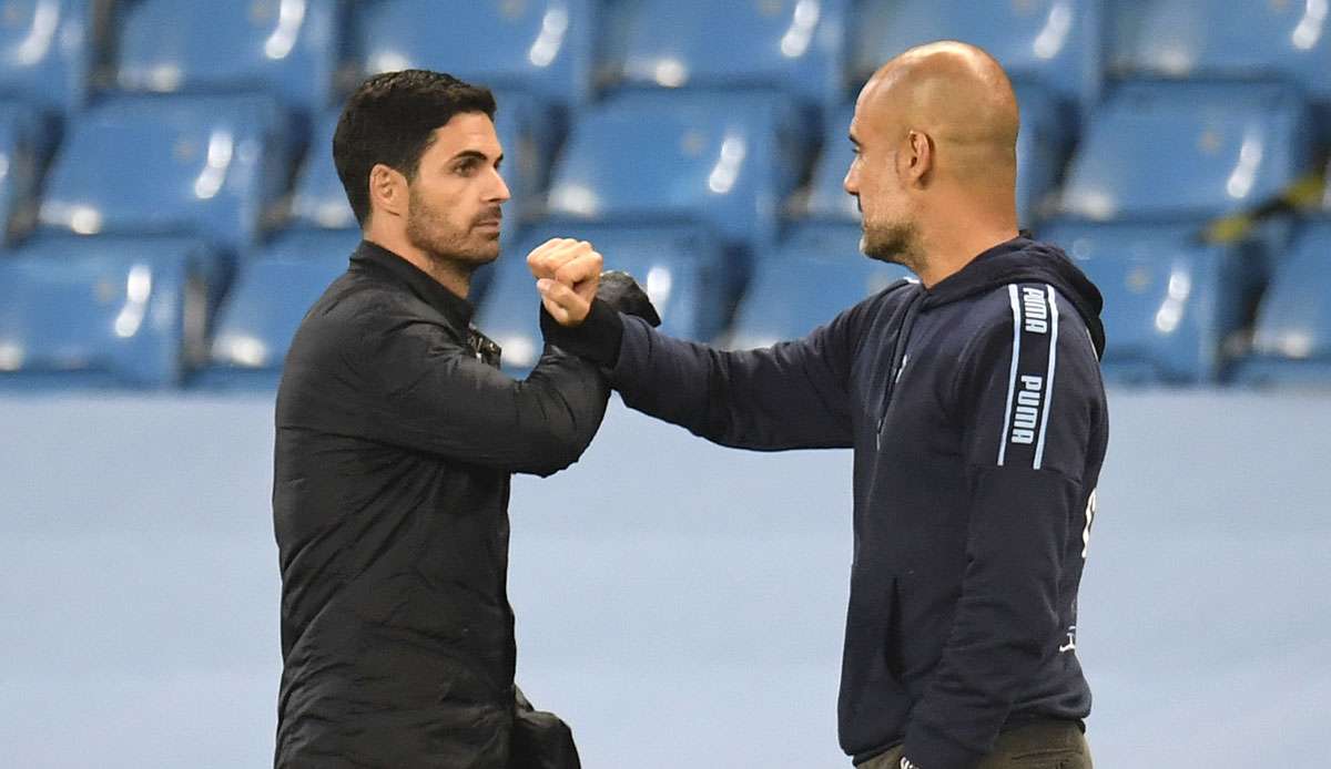 Pep Guardiola schwärmt von Mikel Arteta.