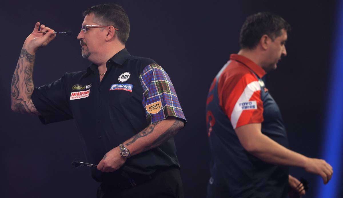 Mensur Suljovic hat gegen Gary Anderson verloren.