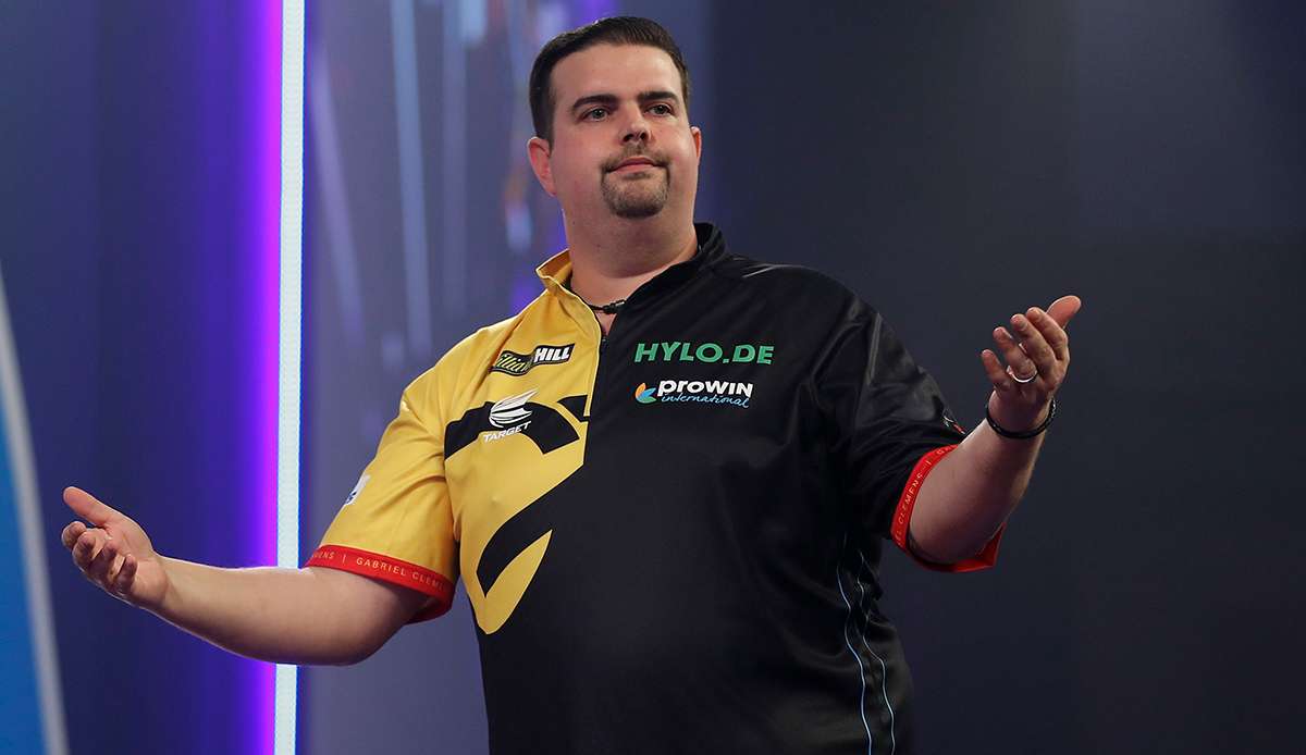 Gabriel Clemens ist im Achtelfinale der Darts-WM ausgeschieden.