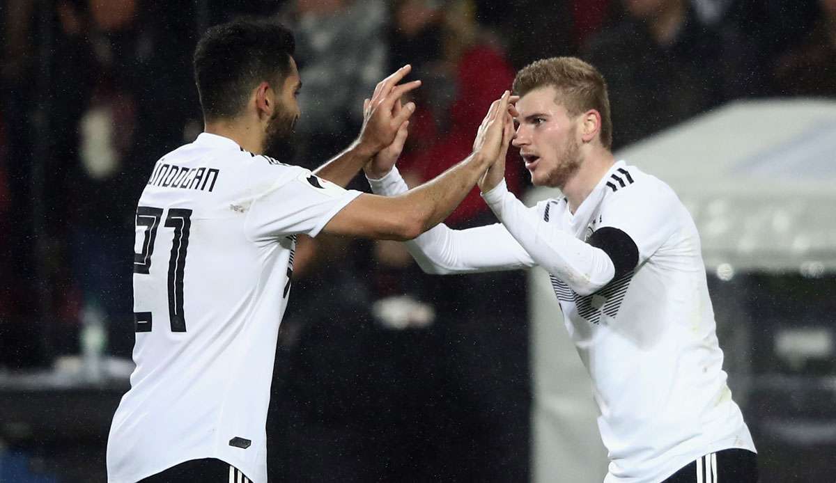 Ilkay Gündogan von Manchester City hat seine in die Kritik geratenen Nationalmannschaftskollegen Timo Werner und Kai Havertz verteidigt.