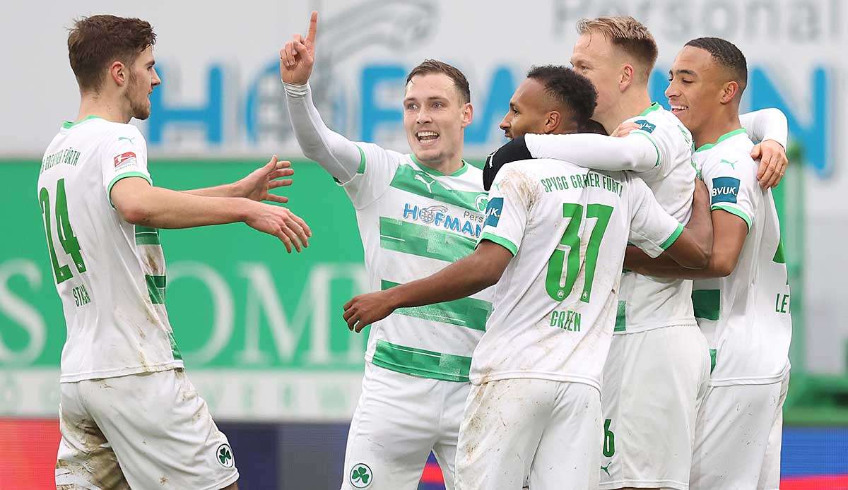 Greuther Fürth liegt in der 2. Bundesliga derzeit auf Platz drei