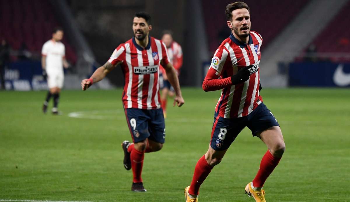 ´Atletico Madrid setzte sich in einer Nachholpartie gegFC Sevilla mit 2:0 (1:0) durch.