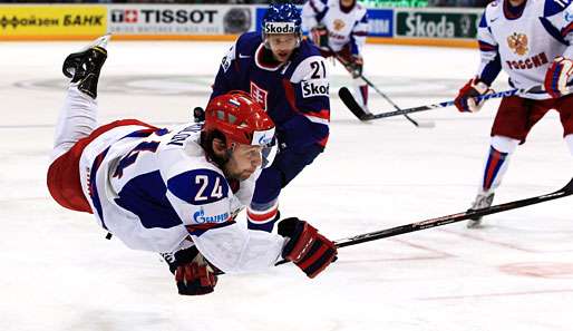 Alexander Frolov (l.) steht bei den Los Angeles Kings seit der Saison 2002/03 unter Vertrag