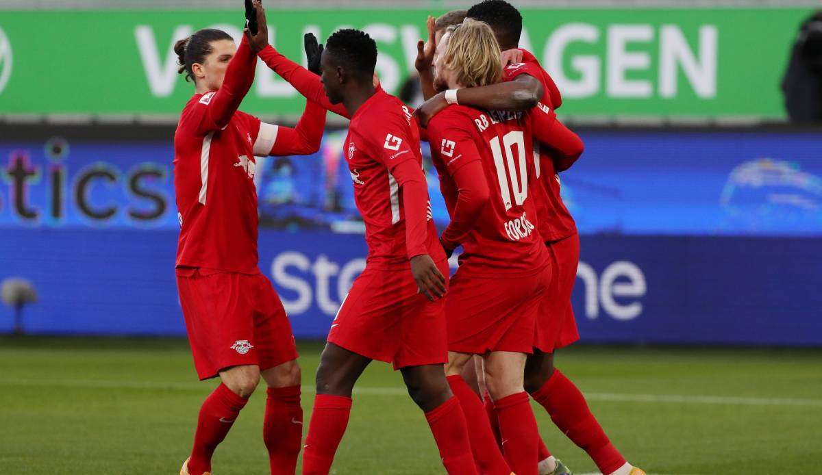 RB Leipzig jubelt.