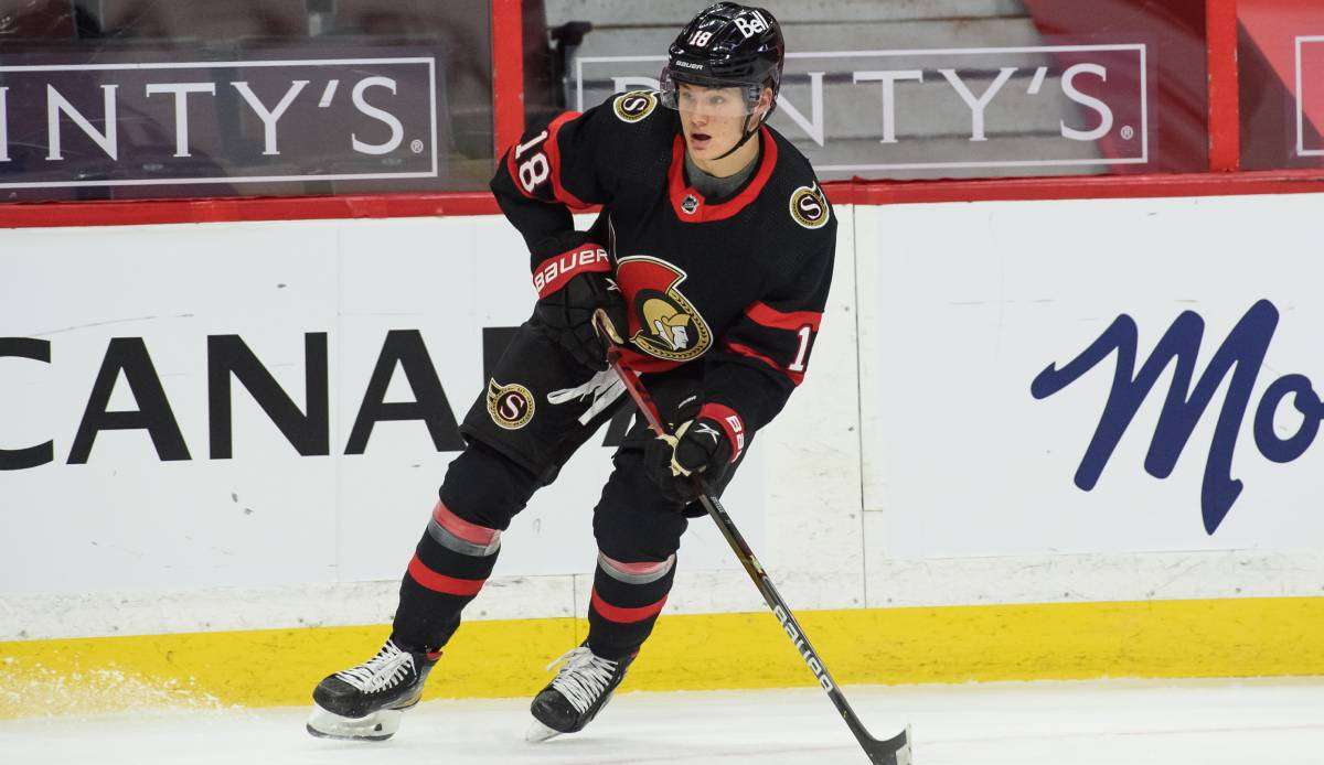 Tim Stützle wurde an Position drei von den Ottawa Senators gedraftet.