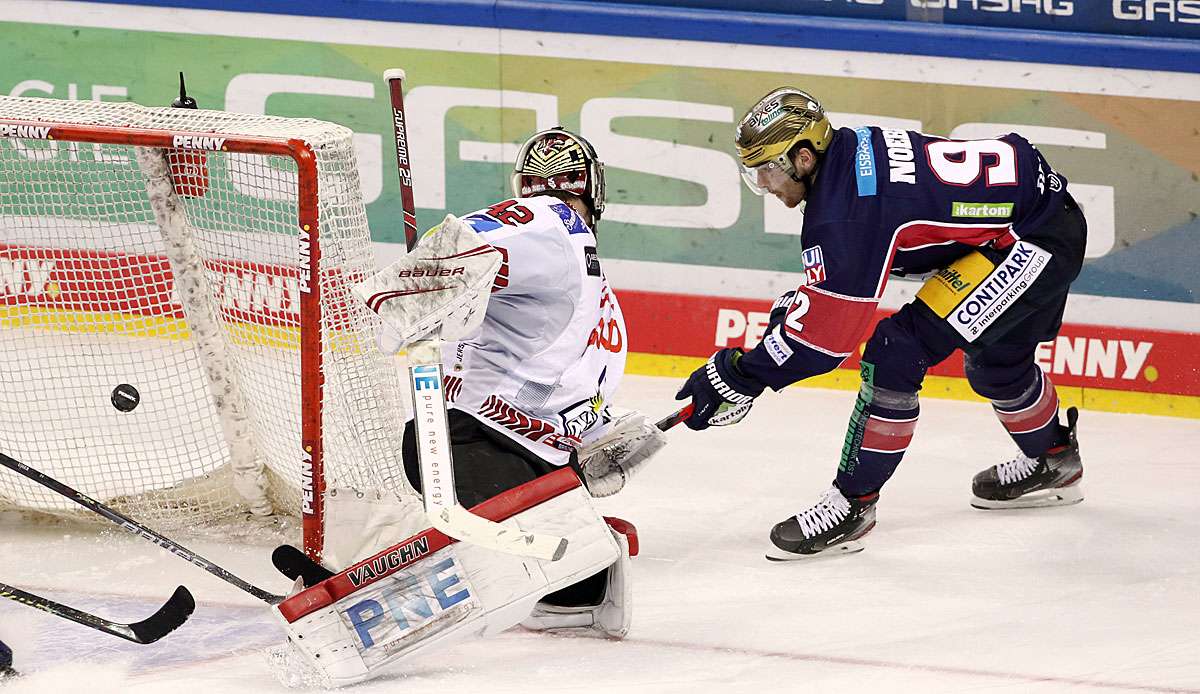 Marcel Noebels Tor zum 1:0.