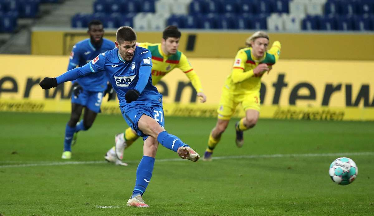 Hoffenheim gewinnt gegen Köln.