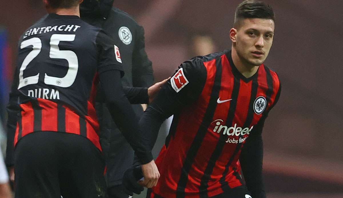 Luka Jovic wechselte im Winter 2021 auf Leihbasis von Real Madrid zurück zu Eintracht Frankfurt.