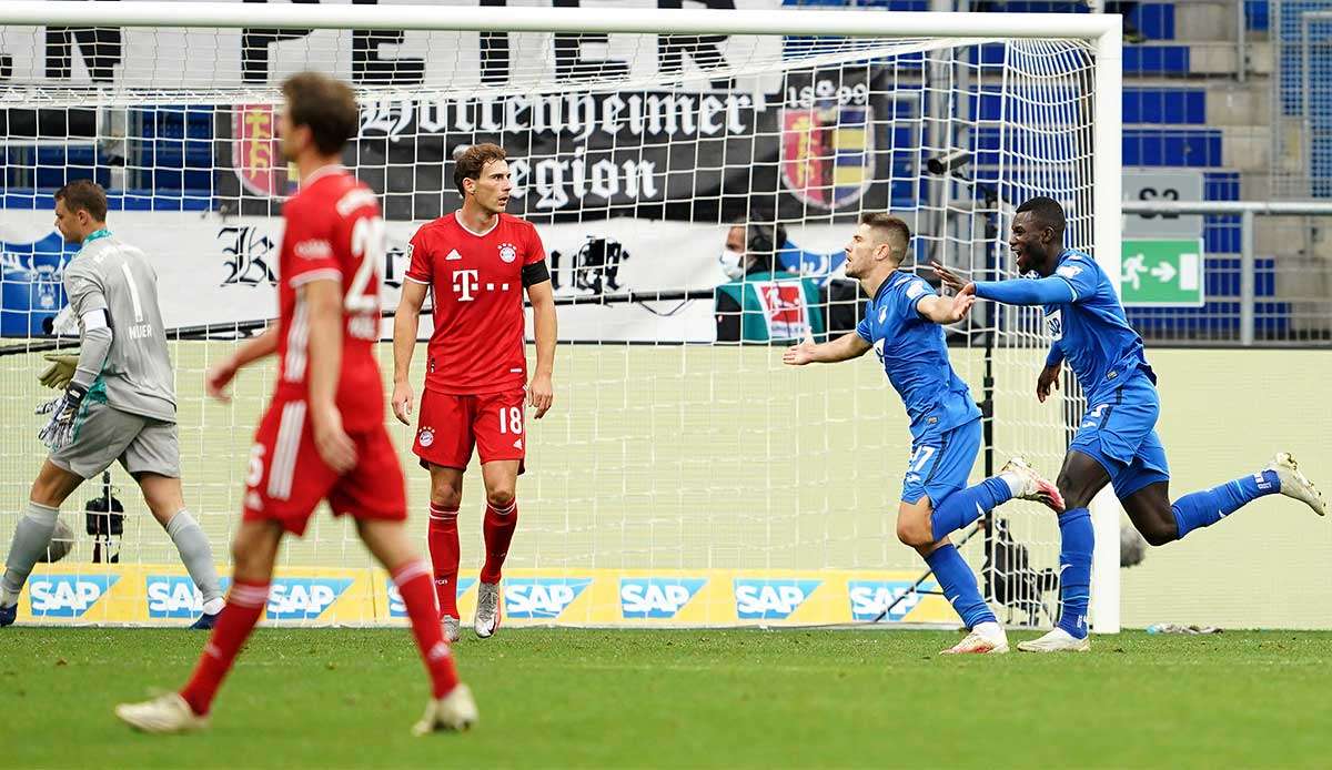 Der FC Bayern ging in der Hinrunde gegen Hoffenheim baden.