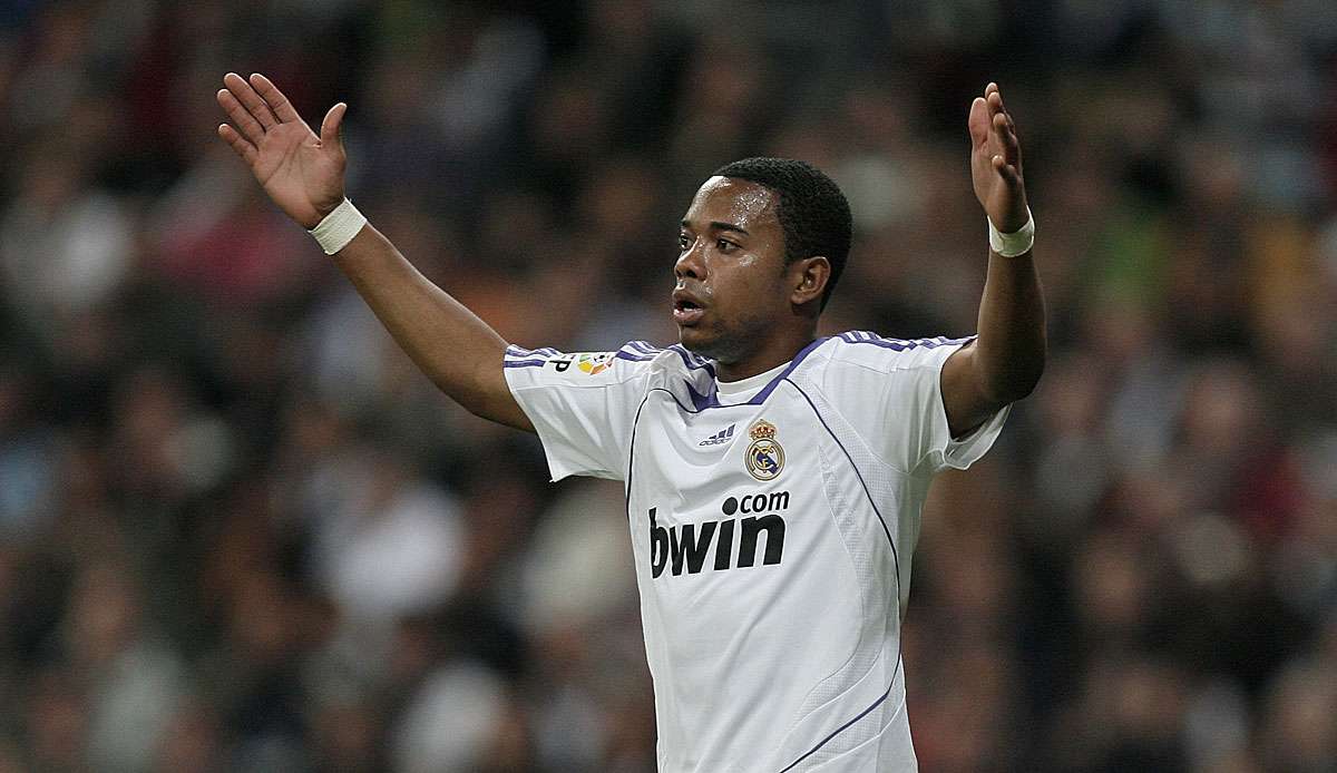 Robinho spielte von 2005 bis 2008 für die Königlichen.