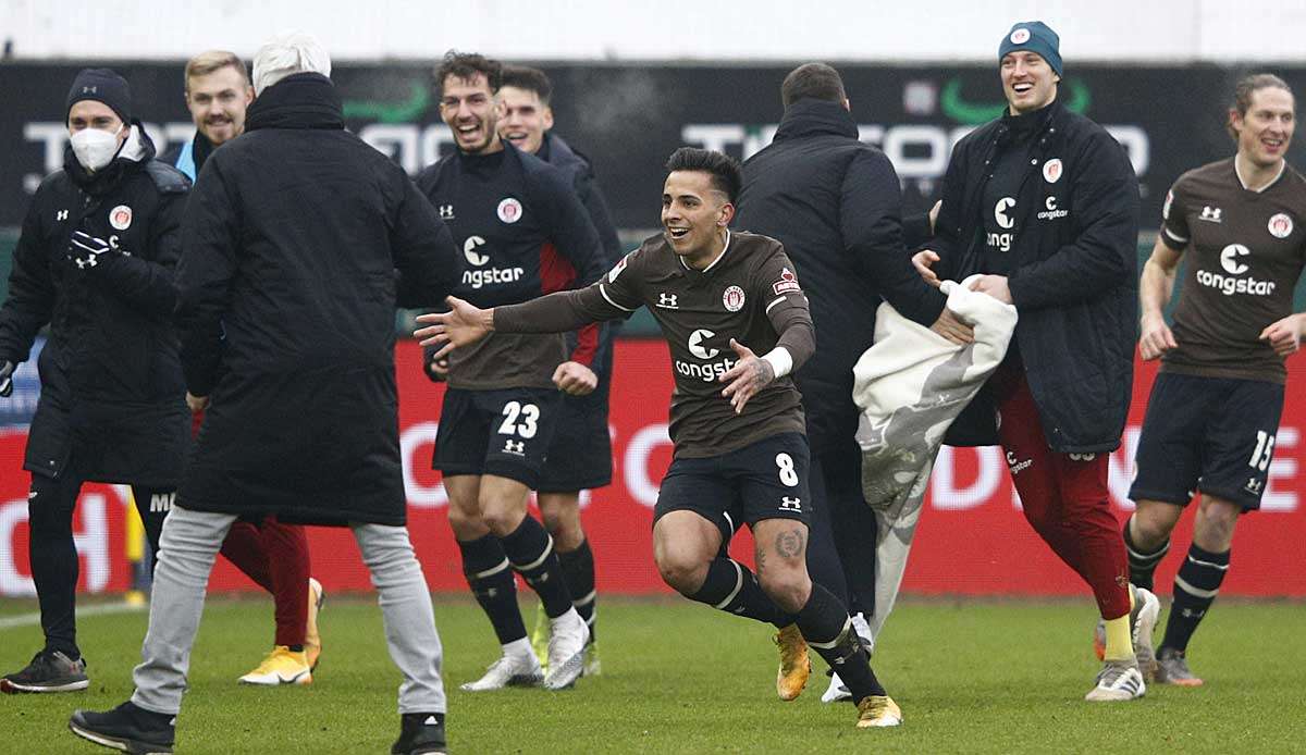 Setzte den Schlusspunkt in einer irren Partie: Rodrigo Zalazar traf in der 87. Minute zum 4:3 für St. Pauli in Heidenheim