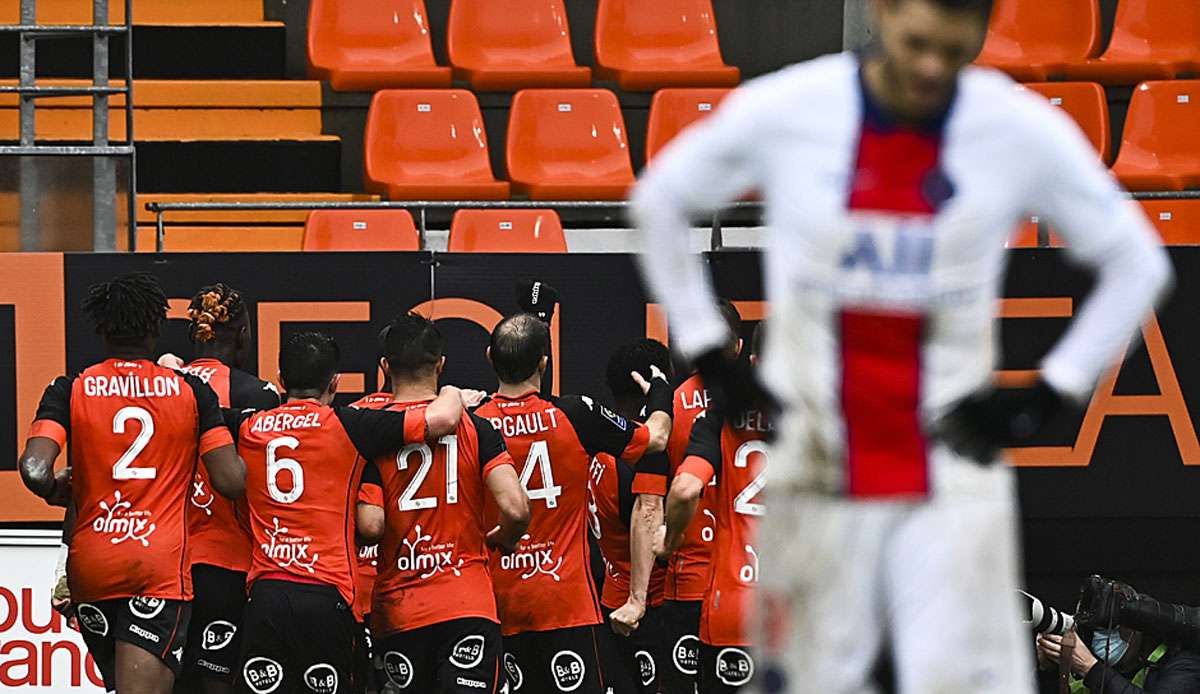 Paris Saint-Germain patzt gegen Kellerkind Lorient.