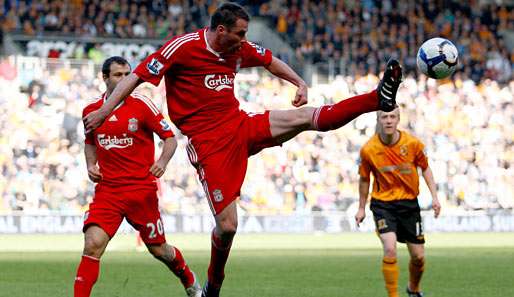 Jamie Carragher und der FC Liverpool beendeten die Saison auf einem enttäuschenden siebten Rang