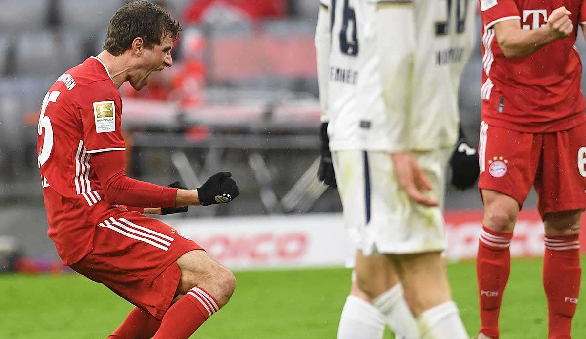 Bayerischer Urschrei als Weckruf für den Bundestrainer? Thomas Müller spielt eine herausragende Saison und wirbt für eine Rückkehr in die deutsche Nationalmannschaft.