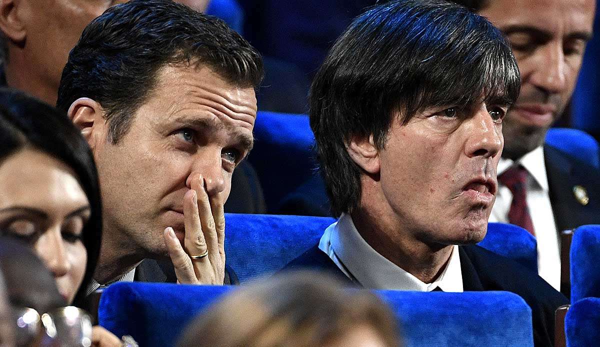 Mangel an Talenten? DFB-Direktor Oliver Bierhoff und Bundestrainer Joachim Löw.