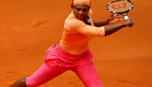 Serena Williams ist nach ihrer langen Wettkampfpause noch nicht wieder in Bestform