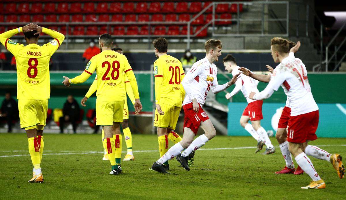 Jahn Regensburg warf den 1. FC Köln aus dem DFB-Pokal.