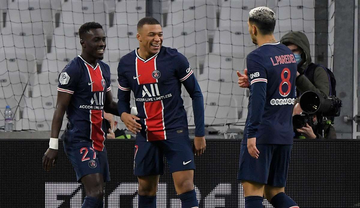 Paris Saint-Germain siegt gegen Marseille.