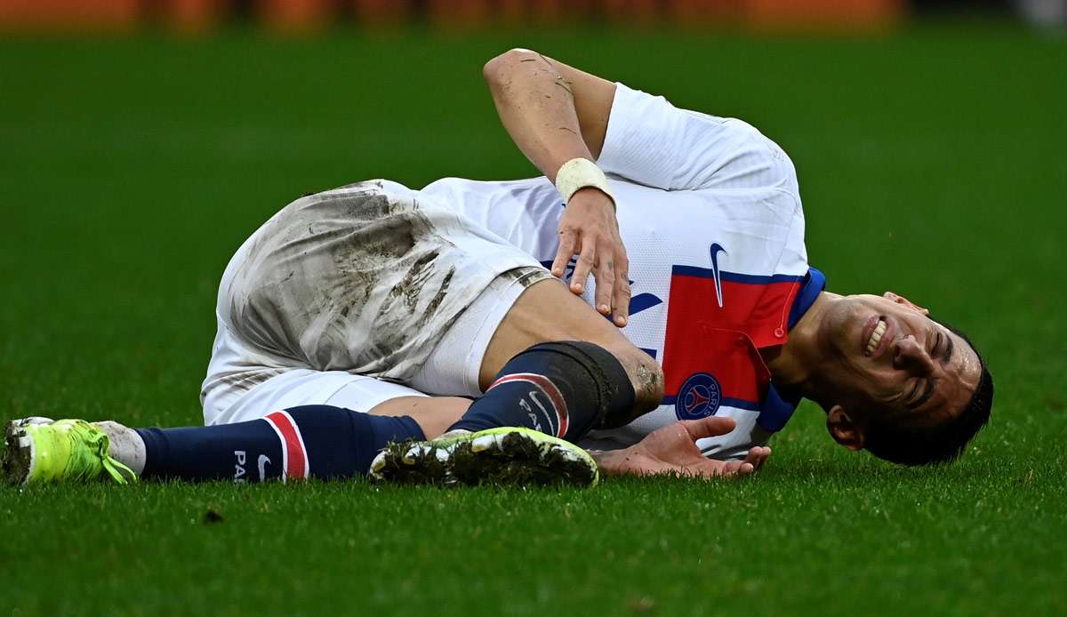 Angel di Maria wird gegen den FC Barcelona verletzt ausfallen.