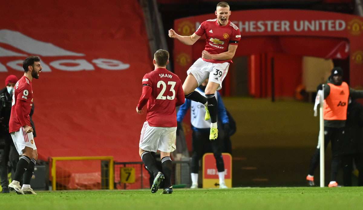 Knapp 100 Minuten musste ManUnited auf das Tor gegen West Ham warten.