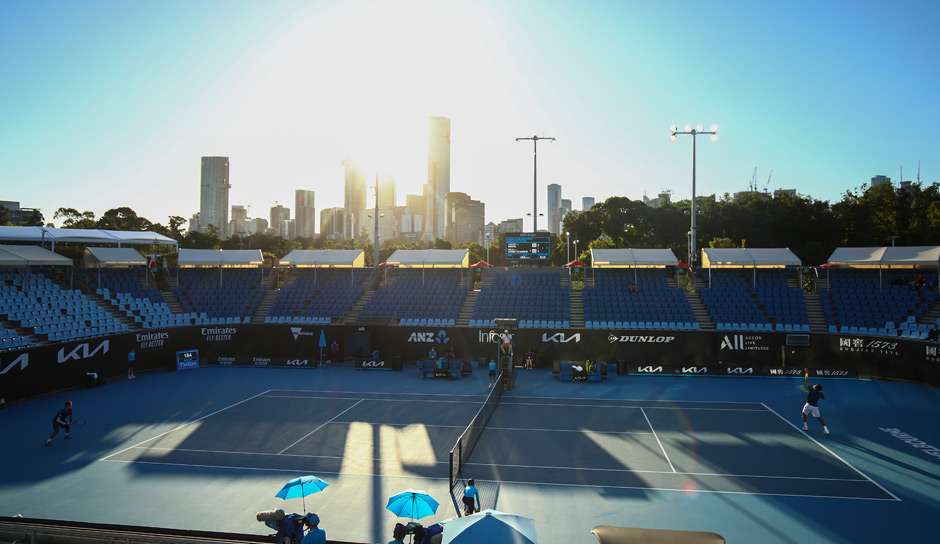 Die Australian Open in Melbourne werden ohne Fans fortgesetzt.