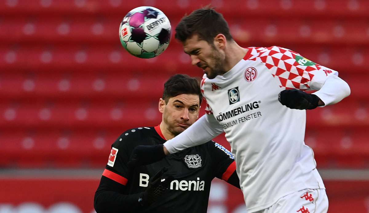 Mainz 05 gelang ein später Ausgleich bei Bayer Leverkusen.