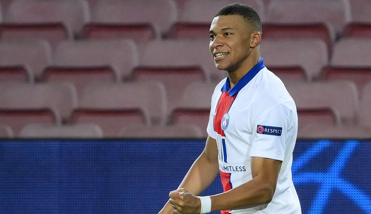 Kylian Mbappe begeisterte gegen den FC Barcelona mit einem Dreierpack.