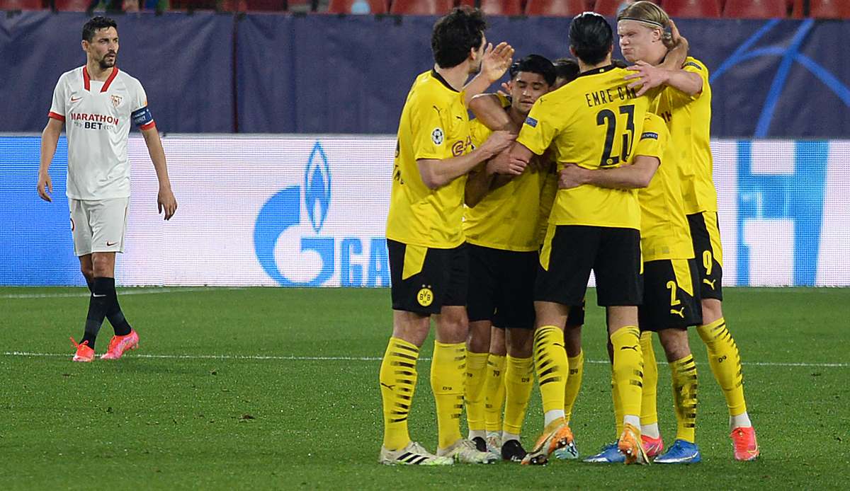 Der BVB hat im Hinspiel beim FC Sevilla mit 3:2 gewonnen.