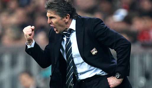 Claude Puel trainiert Olympique Lyon seit 2008