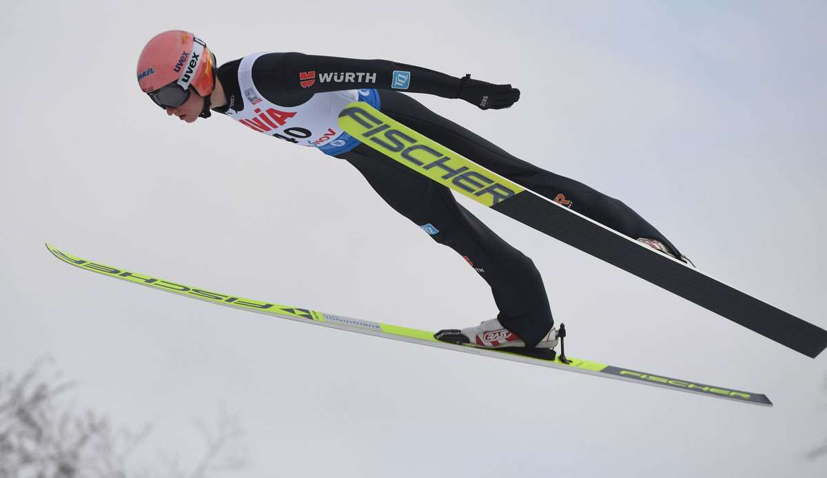 Karl Geiger holte sich im Einzelspringen bei der WM die Bronze-Medaille.