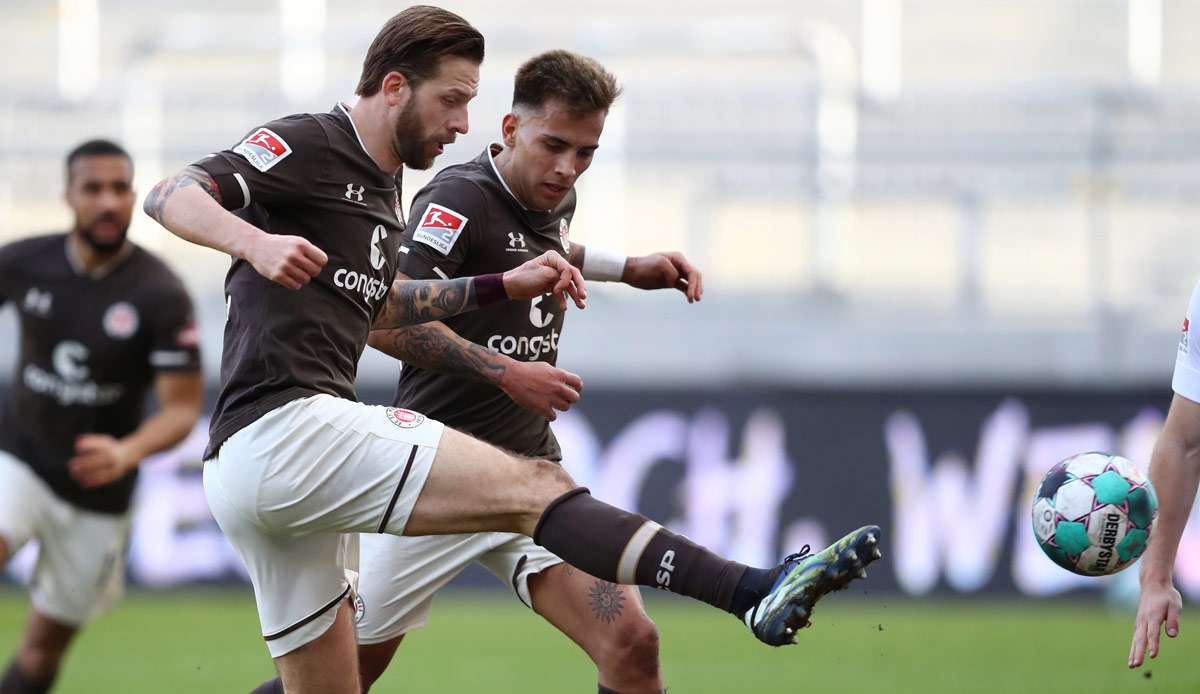 Guido Burgstaller erzielte für den FC St. Pauli einen Doppelpack gegen Darmstadt.