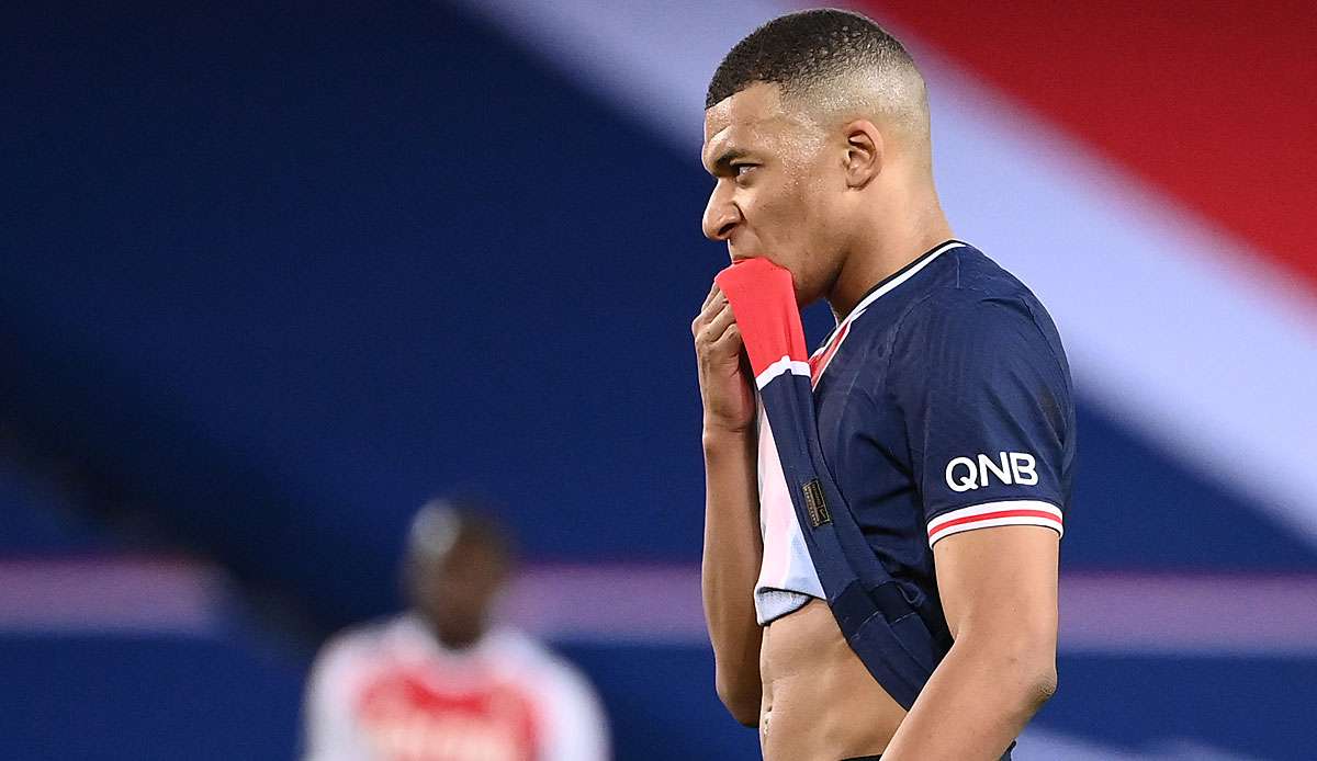 Kylian Mbappe blieb gegen Monaco ohne Tor.