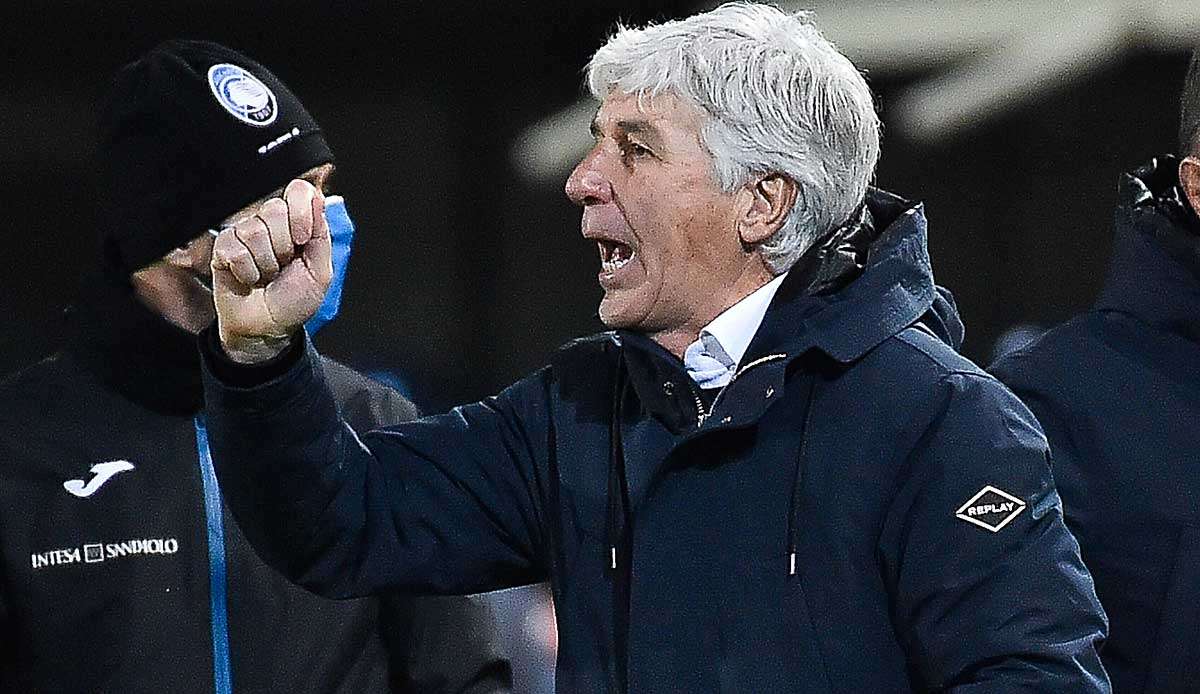 Sah sich und seine Mannschaft gegen Real Madrid nach einer frühen Roten Karte von Schiedsrichter Stieler benachteiligt: Atalanta-Trainer Gian Piero Gasperini