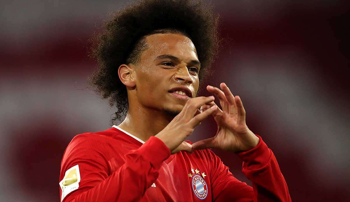 Ein Herz an alle Kritiker? Leroy Sane findet beim FC Bayern München langsam aber sicher in die Spur.