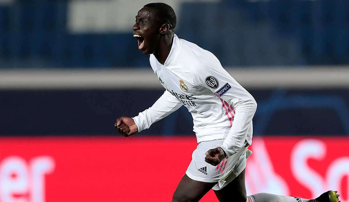 Matchwinner für Real Madrid; Ferland Mendy holte die frühe Rote Karte gegen Atalanta heraus und traf kurz vor Schluss zum Sieg.