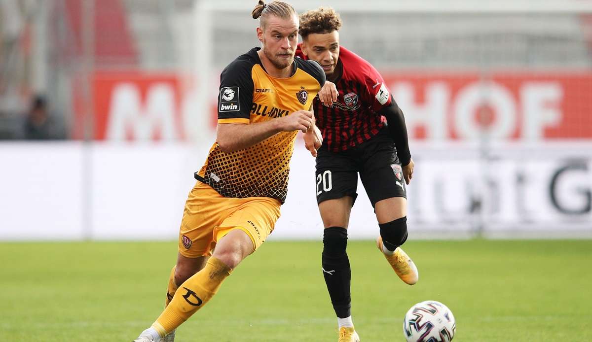 Dynamo Dresden führt die Tabelle der 3. Liga an.