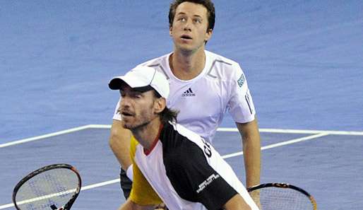 Philipp Kohlschreiber (r.) befindet sich derzeit auf Platz 35 der ATP-Weltrangliste