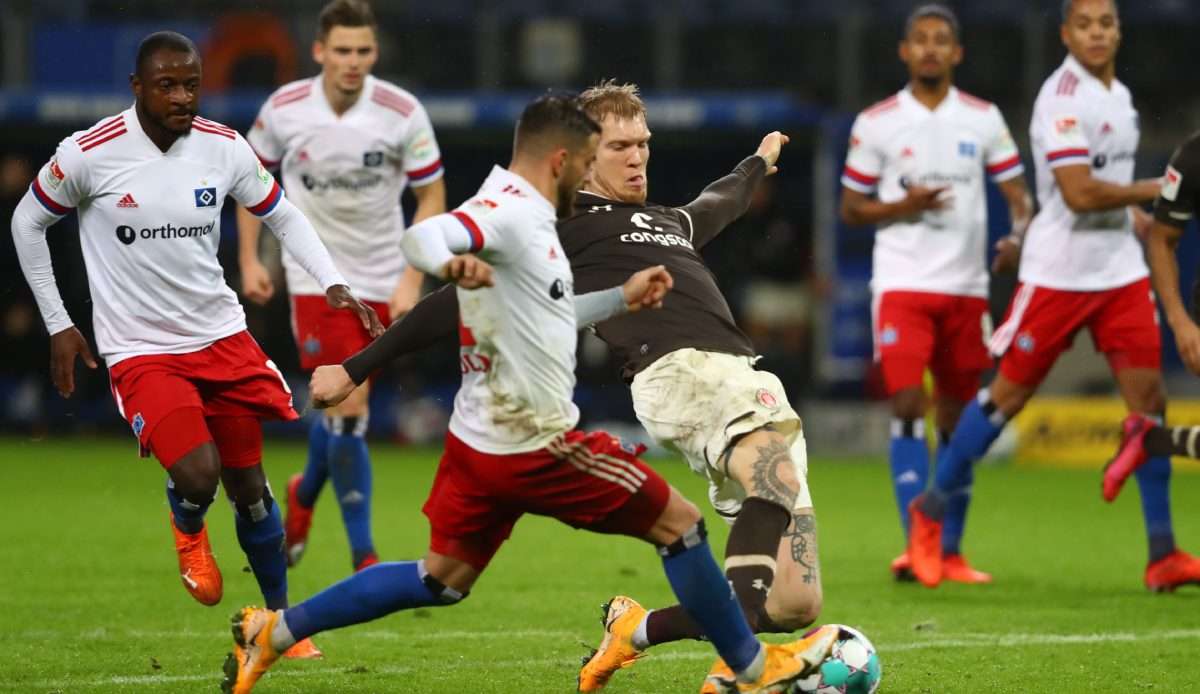 In Hamburg kommt es zum Stadtderby zwischen dem FC St. Pauli und dem HSV.