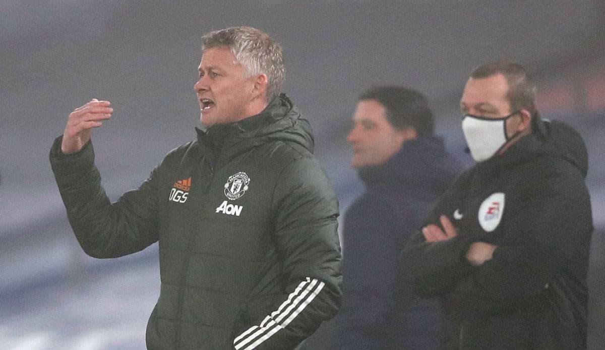 Ole Gunnar Solskjaer und Manchester United können City kaum noch einholen.