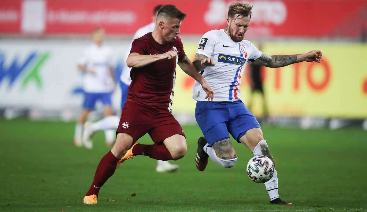 Hansa Rostock empfängt in der 3. Liga den 1. FC Kaiserslautern.