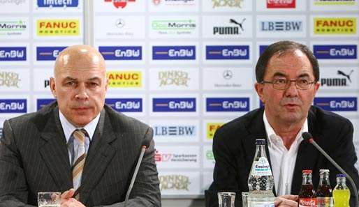 Christian Gross (l.) und Erwin Staudt sollen dem VfB Stuttgart erhalten bleiben