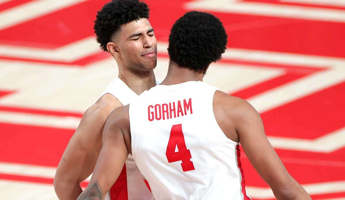 Quentin Grimes (l.) spielt bei der March Madness.