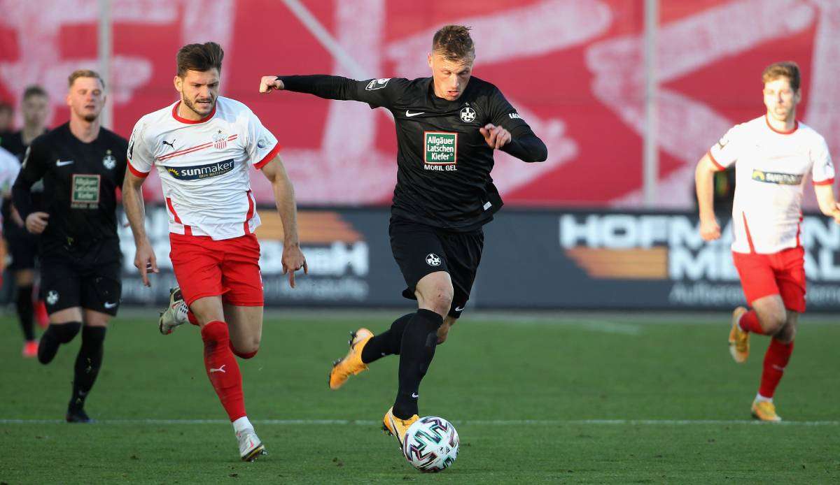 Das Hinspiel gewann der 1. FC Kaiserslautern in Zwickau.