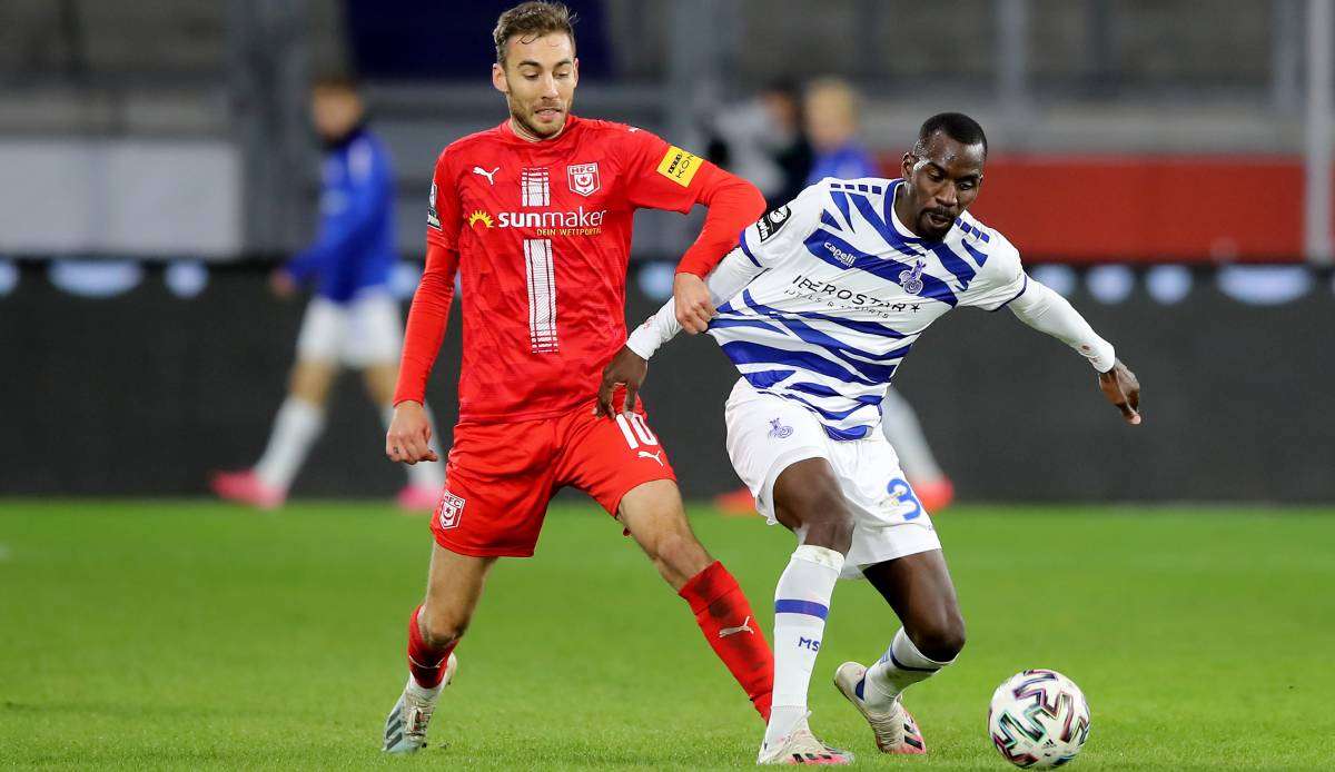 Das Hinspiel zwischen dem Halleschen FC  und dem MSV Duisburg endete torlos.
