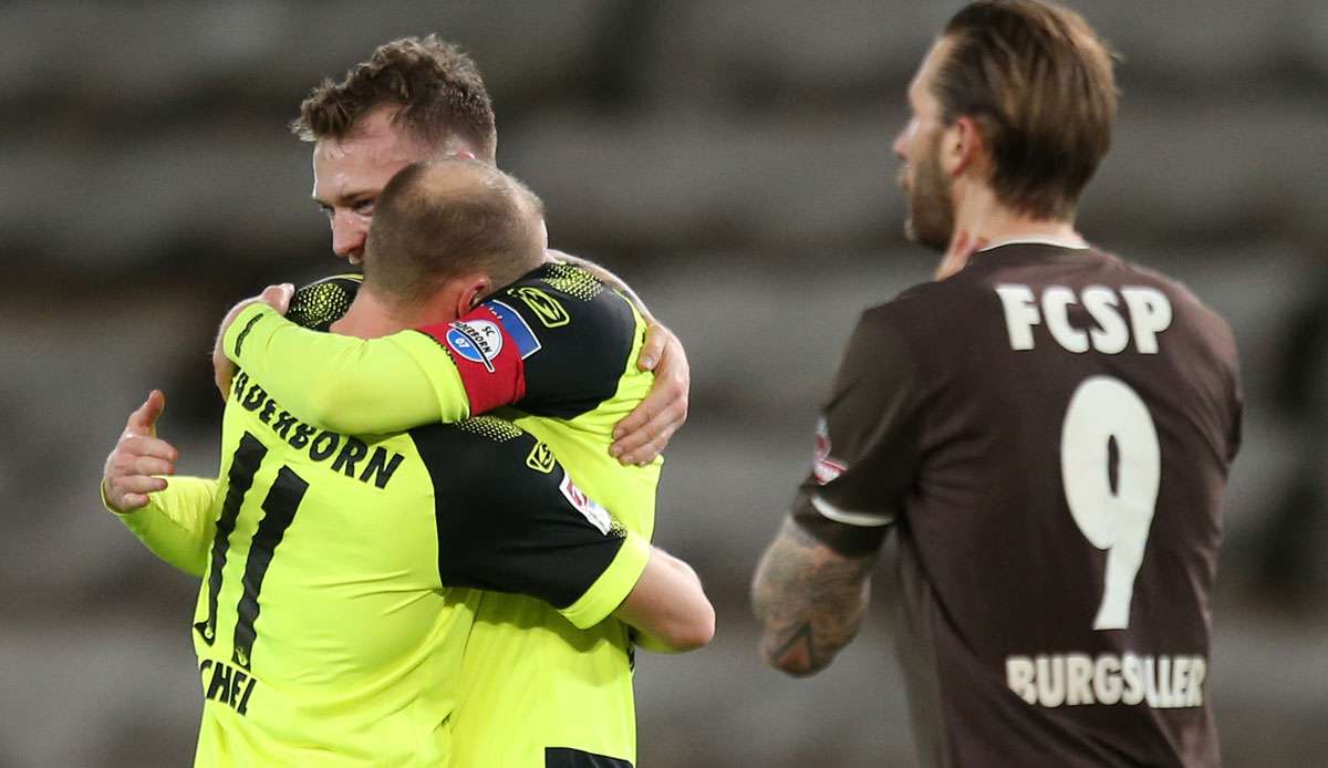 Wie schon im Hinspiel besiegte Paderborn den FC St. Pauli mit 2:0.