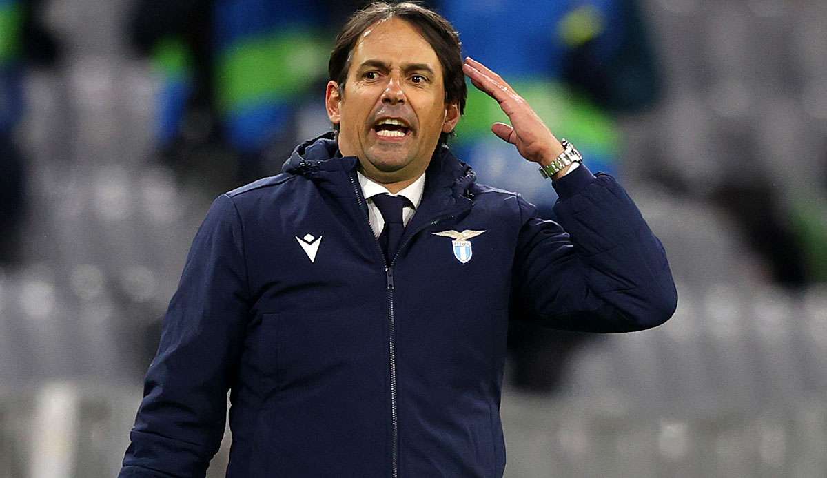 Simone Inzaghi schied mit Lazio Rom gegen den FC Bayern im Achtelfinale der Champions League aus.