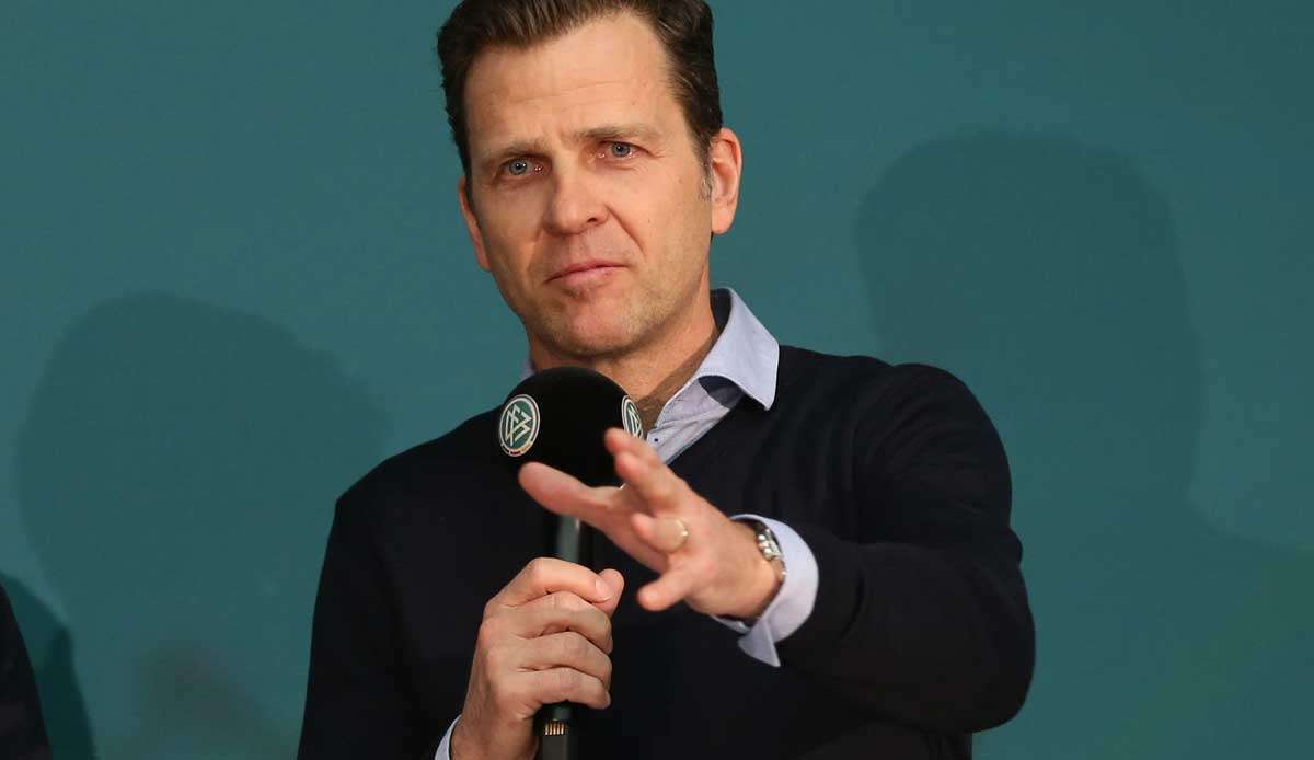 Oliver Bierhoff will seine Pläne nicht ändern.